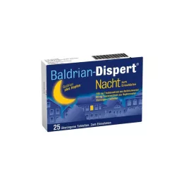 Comprimés enrobés de nuit Valériane Dispert pour vous aider à vous endormir, 25 pc