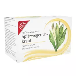 H&S Sac filtrant aux herbes plantain lancéolé, 20X1,5 g