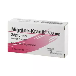 Migraine Kranit 500 mg suppositoires, 10 pc