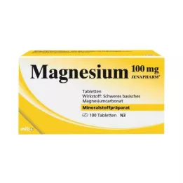 Comprimés de magnésium 100 mg Jenapharm, 100 pc