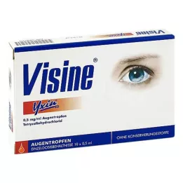 Visine® Yxin® collyre en pipettes unidose, 10X0,5 ml