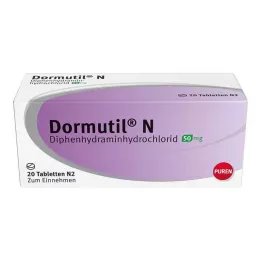 Comprimés Dormutil N, 20 pc