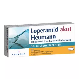 Comprimés aigus de Lopéramide Heumann, 10 pc