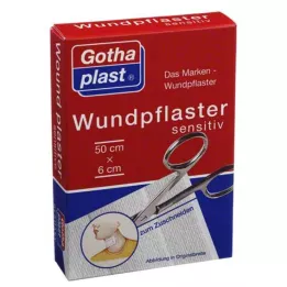 Gothaplast pansement pour plaies coupe sensible 6x50 cm, 1 pièce