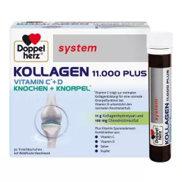 Système Doppelherz Collagène 11000 Plus ampoules, 30X25 ml