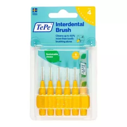 Brosse interdentaire Tepe 0,7 mm jaune, 6 pièces