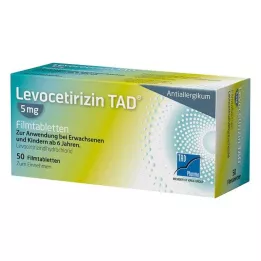 Lévocétirizine TAD® 5 mg comprimés pelliculés, 50 pc