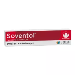 Soventol HydroCortisone Acétate 0,5% Cremogel pour inflammation cutanée, 30 g