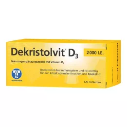 Dekristolvit D3 2 000 UI comprimés, 120 pc