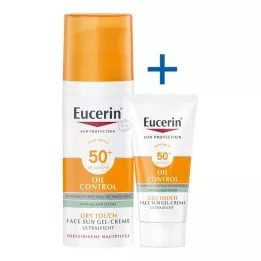 Eucerin Sun Gel-Crème Contrôle de l'Huile LSF 50+, 50 ml